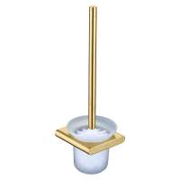 HIDEEP high quality wall mounted bathroom  golden toilet brush holder